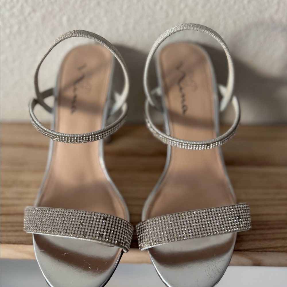 Elegant Silver Women's Sandals